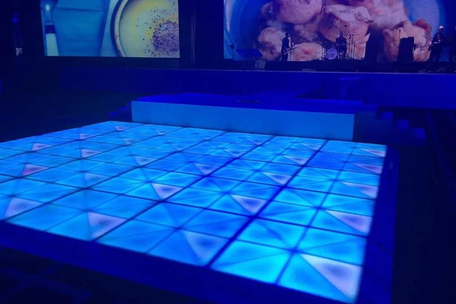 Pista de baile led para eventos