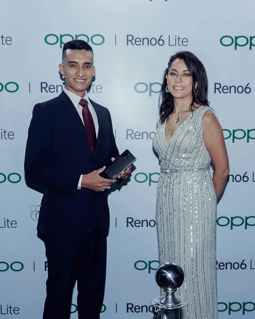 Zonas de experiencias para evento de oppo peru en su lanzamiento oficial 2022