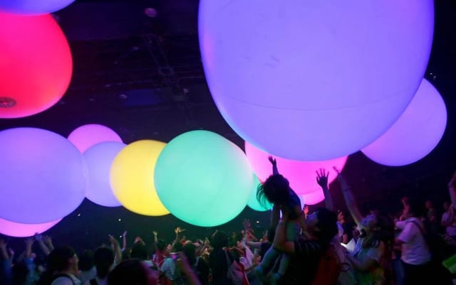 Esferas inflables led para eventos, decoracion de eventos y conciertos