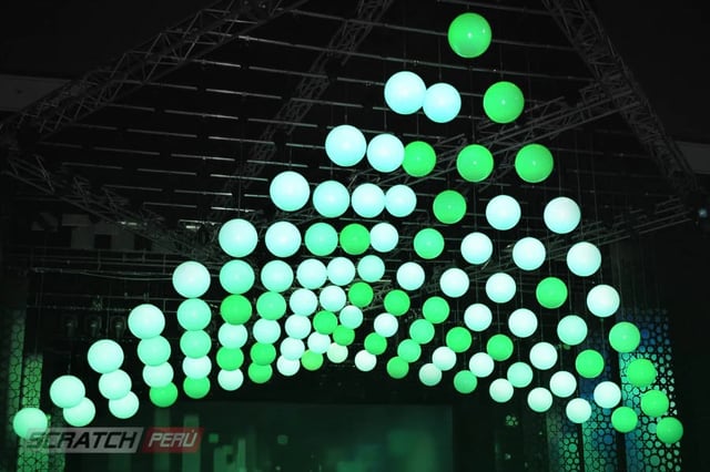 Kinetic lights, luces cineticas, luces con movimientos para eventos