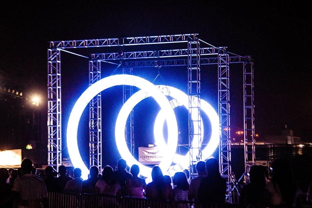 Anillos pantalla video led para eventosd, pantallas circulares, unicos en peru