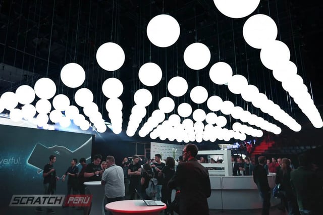 Kinetic lights, luces cineticas, luces con movimientos para eventos