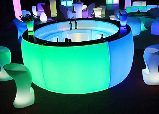 Barra circular led RGB, controlable con control remoto