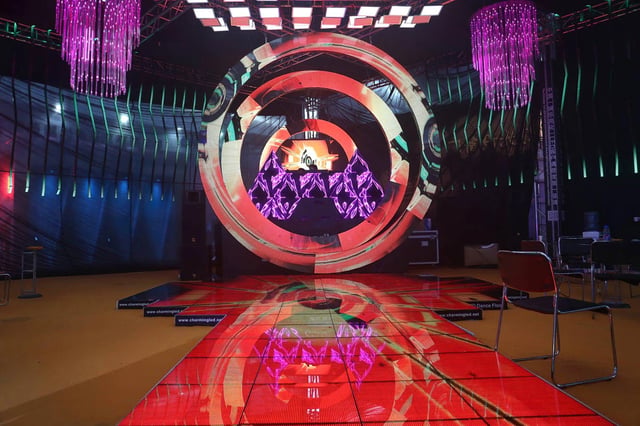 Anillos pantalla video led para eventosd, pantallas circulares, unicos en peru