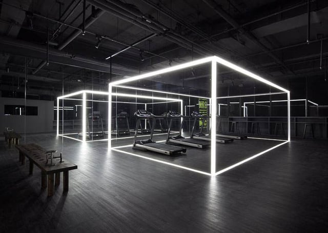 Delineado de cubos en pixel led controlados con madrix