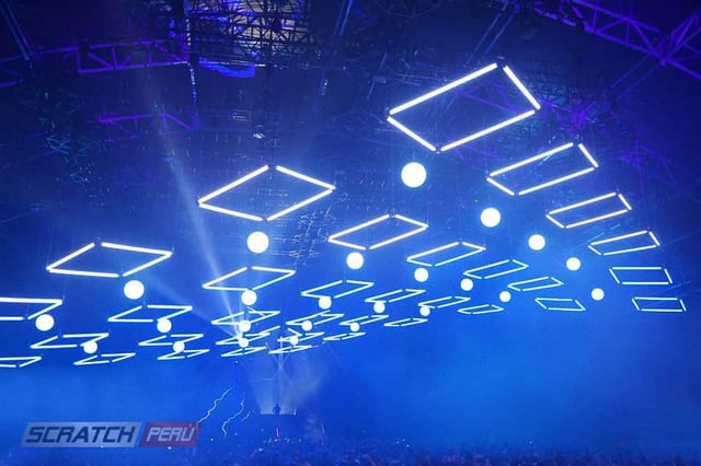 Kinetic lights, luces cineticas, luces con movimientos para eventos