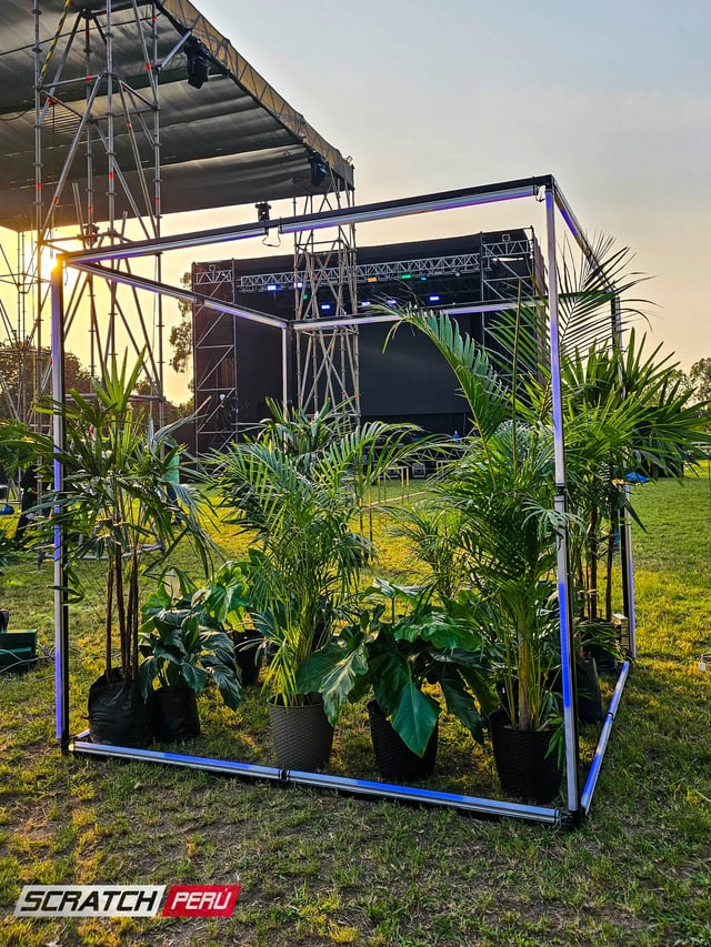 Delineado de cubos en pixel led controlados con madrix