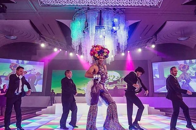 Pista de baile led para eventos
