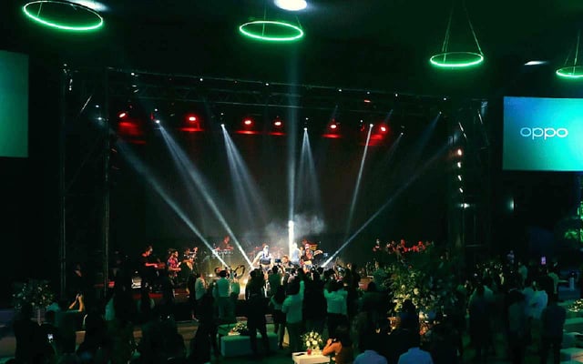 Zonas de experiencias para evento de oppo peru en su lanzamiento oficial 2022