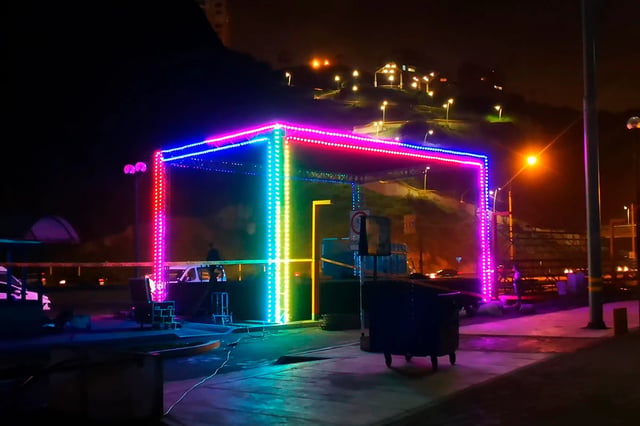 Delineado pixel LED de escenario