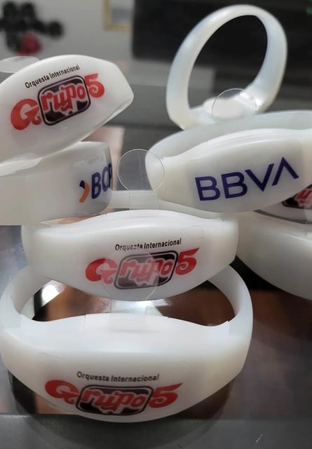 Brazaletes led dmx madrix, brazaletes luminosos para eventos
