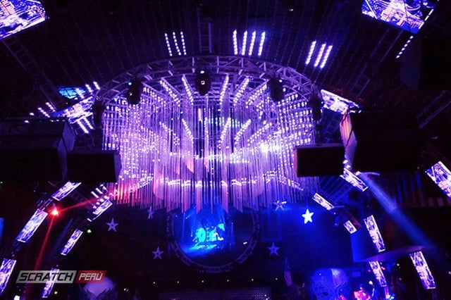 Lampara de tubos led para discoteca