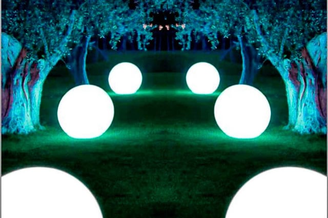 Esferas de colores RGB, esferas led para eventos