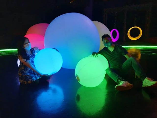 Esferas inflables led para eventos, decoracion de eventos y conciertos