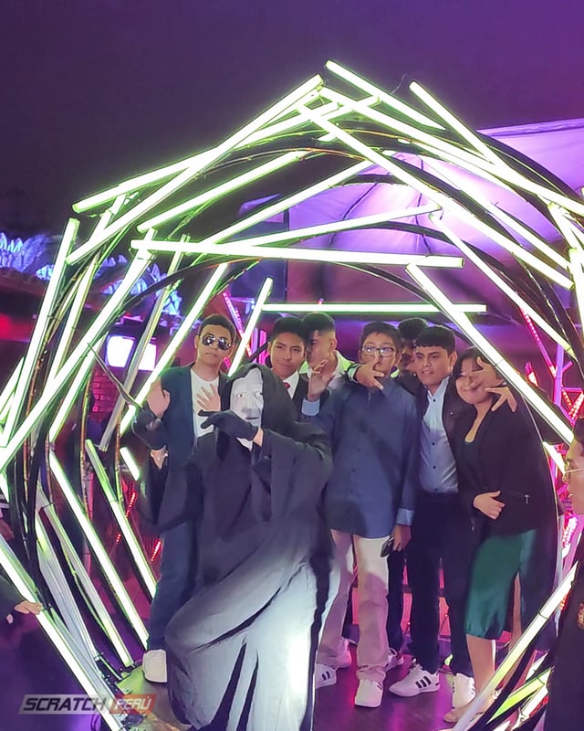 Semi esfera pixel led madrix