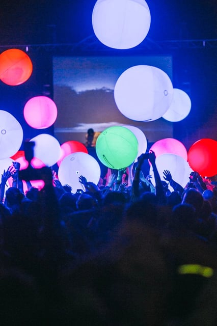 Esferas inflables led para eventos, decoracion de eventos y conciertos