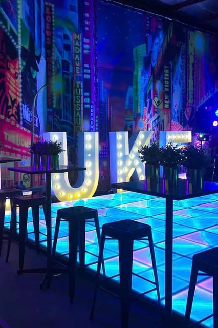 Pista de baile led para eventos