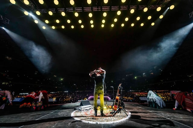 Luces cineticas frotantes para conciertos