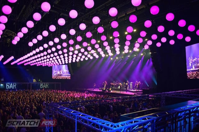 Kinetic lights, luces cineticas, luces con movimientos para eventos