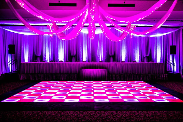 Pista de baile led para eventos