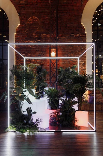 Delineado de cubos en pixel led controlados con madrix