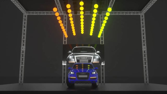Kinetic lights, luces cineticas, luces con movimientos para eventos