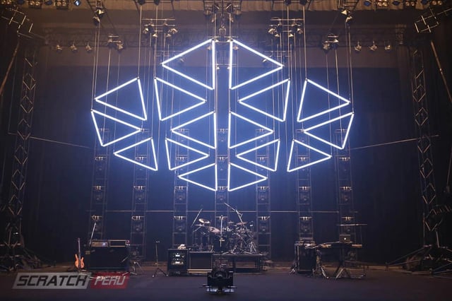 Kinetic lights, luces cineticas, luces con movimientos para eventos
