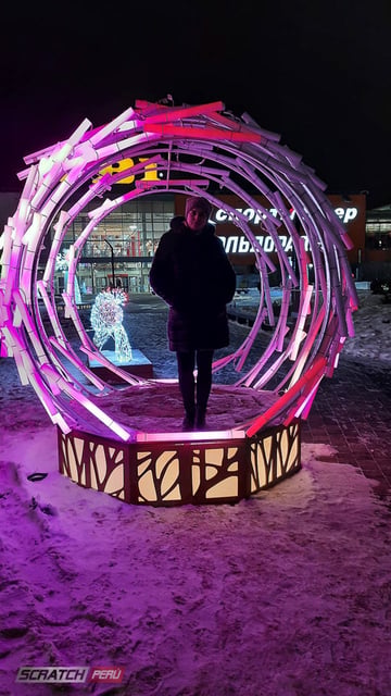 Semi esfera pixel led madrix