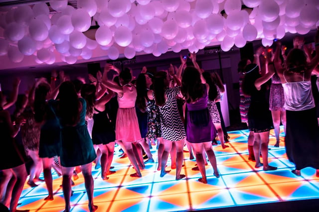 Pista de baile led para eventos