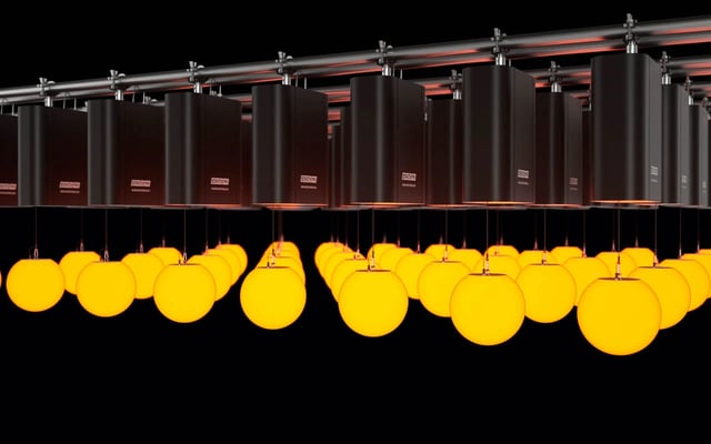 Kinetic lights, luces cineticas, luces con movimientos para eventos